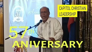 57 ANNIVERSARY CAPITOL CHRISTIAN LEADERSHIP IN CLUB PILIPINO GREENHILLS  JUAN - FEBUARY 25, 2025