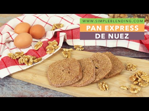 TIENES QUE PREPARAR ESTE PAN DE NUECES EN EL MICROONDAS | Pan de nuez lowcarb en 5 minutos