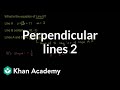 Understanding Perpendicular Lines and Equations