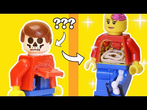 I discovered the INSIDE of a LEGO Minifigure...