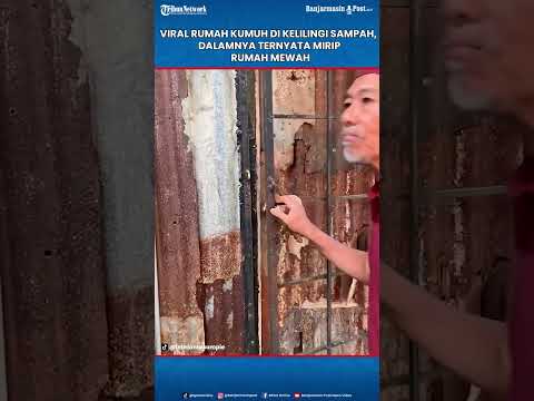 Viral Rumah Kumuh Dikelilingi Sampah, Dalamnya Ternyata Mirip Rumah Mewah