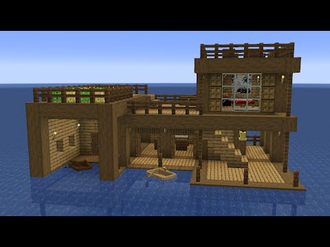 Minecraft - How to build an Ocean Survival Base House