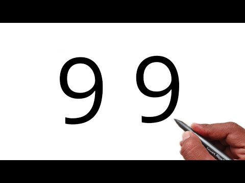 How to draw beautiful bird from number 9 | easy bird drawing video | number drawing art