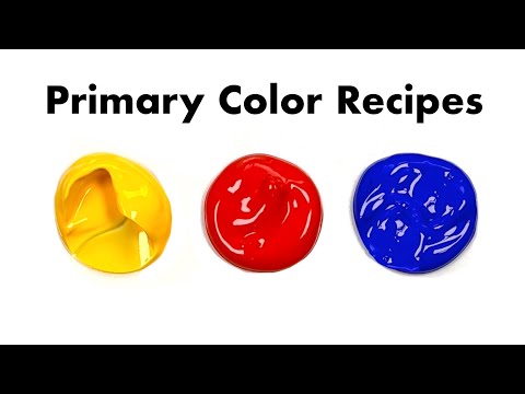 Mixing Primary Colors to make Gold, Skin Tones & 15 New Colors