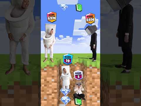 Brawl Stars Rank - Skibidi Toilet In Real Life Vs TV MAN - Who Will Win #shorts #DaFuqBoom