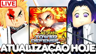 ATUALIZAÇÃO HOJE ALL STAR TOWER DEFENSE LIVE NOVOS CODIGOS NOVO BANNER NOVO MODO ASTD X