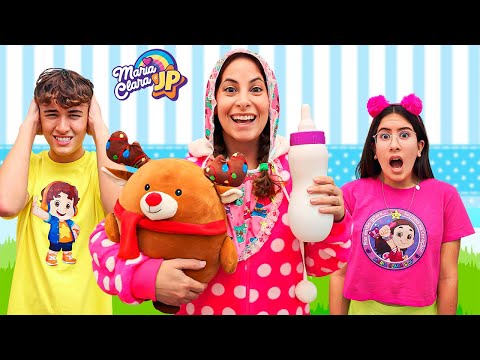 Maria Clara e JP viram babás de uma Bebê GIGANTE!