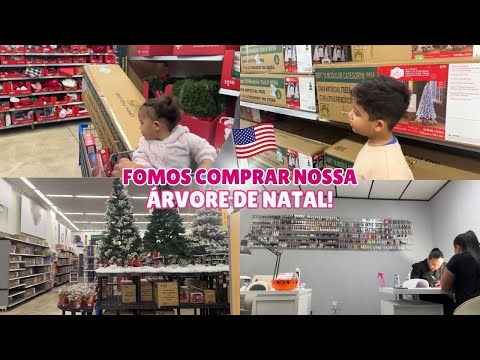 VLOG DE DOMINGO | MINISTREI CURSO DE UNHAS | FOMOS ESCOLHER UMA ÁRVORE DE NATAL NOVA!