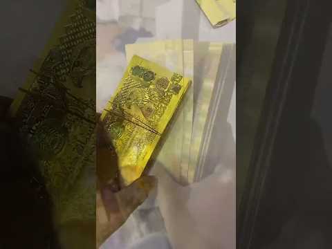 Gold Note from Dubai – Real 24K Gold!* #shorts #dubailuxury