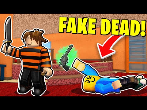 FAKE DEAD BODY Glitch To Troll CAMPERS In Murder Mystery 2! (Roblox)