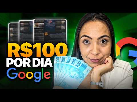 R$100/dia com PÁGINAS no GOOGLE | Como Trabalhar em casa pela internet usando o GOOGLE