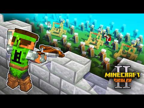 Die Belagerung der Templer Festung - Minecraft Siedler 2