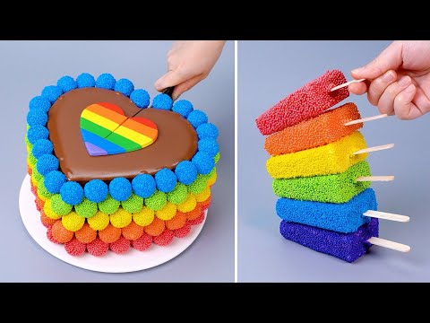 World's Best Rainbow Chocolate Cake Ideas | Easy Tasty Chocolate Cake Decorating Recipes | So Tasty