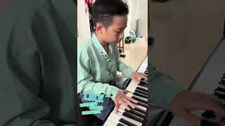 Golden Hour JVKE  Piano Cover by 11 YO Gabriel