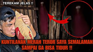 DIPELOTOTIN KUNTILANAK MERAH SEMALAMAN !! SOLO CAMPING HORROR DI GUBUK TUA BEKAS PRAKTEK DUKUN !