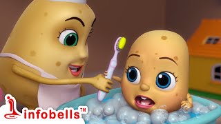 Putta Papa Salege Hogona - Amma, nanage fever ide | Kannada Rhymes | Infobells #kannadarhymes