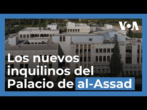 Rebeldes sirios son los nuevos inquilinos del Palacio de Bashar al-Assad en Damasco