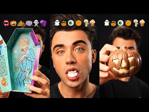 ✨NEW✨BEST OF HALLOWEEN CANDY TIKTOKS !! EAT EMOTICONS IN ORDER