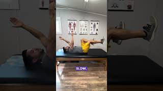 Try this to relieve lower back pain! #lowerbackpain #deadbug #pti