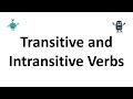 Exploring Transitive and Intransitive Verbs