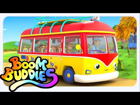 La Canción del Autobús Divertido Canción Infantil para Bebés y Niños Pequeños