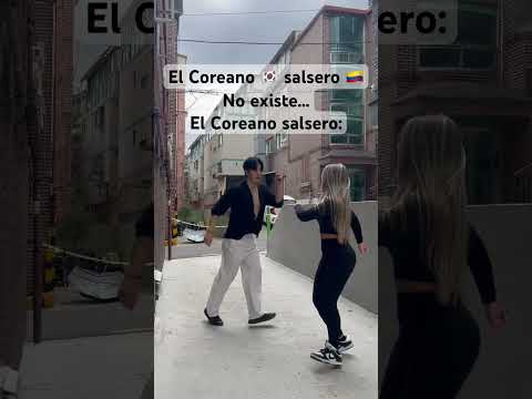Un Coreano 🇰🇷 salsero 🇨🇴 #salsa #coreano #colombia