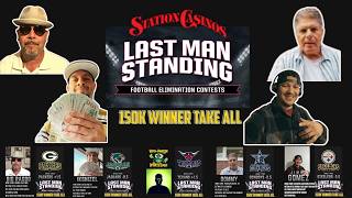 Last Man Standing NFL 100K Single Elimination  Contest Watch Party Live