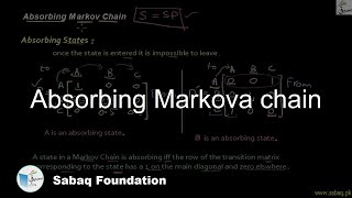 Absorbing Markova chain