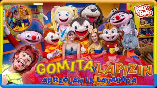Gomita y lapizin arreglan la lavadora- Bely y Beto