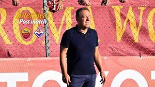 INTERVISTA PIOVANI | Post Match | Roma-Fiorentina | Serie A Women's Cup