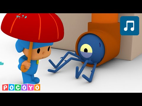 🎶 Pocoyo's viral Itsy Bitsy Spider! | Nursery Rhymes & Singalong | Pocoyo English Songs for Kids
