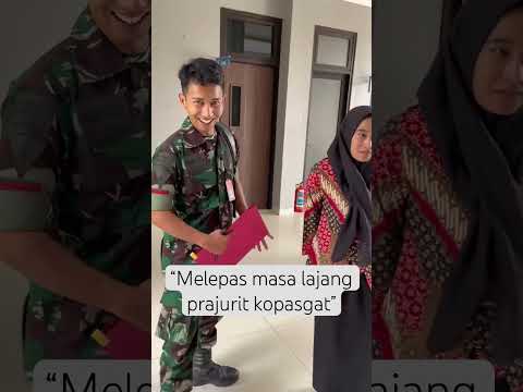 Pengajuan nikah prajurit” muda 😇#proses #nikah #prajurittni #kopasgat #tnihits
