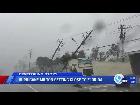 Hurricane Milton gets closer to Florida