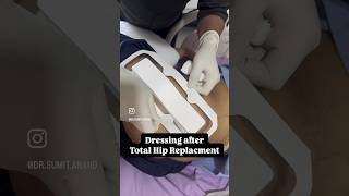 Dressing after planned surgeries is mostly painless. Subcuticular sutures give better scar #hip