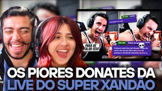 O DONATES MAIS SATÂNICOS da LIVE do SUPER XANDÃO | REACT