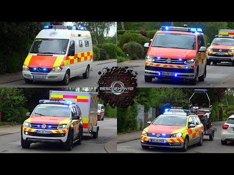 🚨 ELW + KdoW DRK Ostholstein + 2x First-Responder + ATV DRK Süsel + MTW ASB Heiligenhafen 🚨