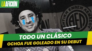 Golearon a Guillermo Ochoa en su debut con el AEL Limassol de Chipre