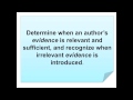 Persuasive Writing Techniques and Evidence