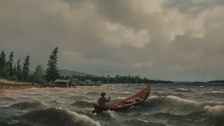 Turn Your TV Into Art 🌊 A Savo Boat on a Lake (1879) • Ambient Mindful Background • Classic Painting