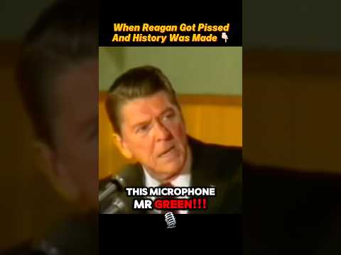 ⏪ When Reagan Lost His Cool But Gained the Presidency