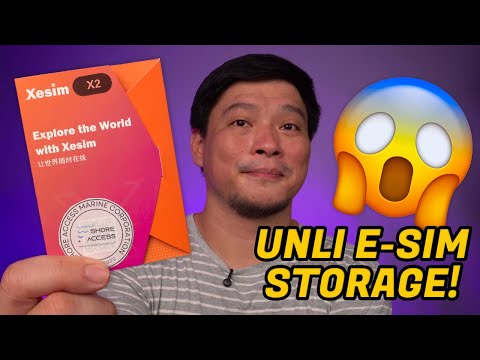 Xesim X2 - Unli Esim Storage for Non-Esim Capable Phones!