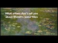 Monet's Water Lilies: An Artistic Revolution
