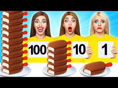 100 Layers of Food Challenge | Amazing Cooking Hacks by Multi DO Food Challenge