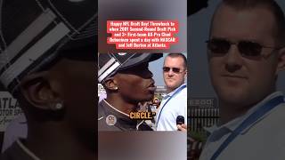 Throwback to Ochocinco spending a day with Jeff Burton & NASCAR at Atlanta in 2011. #NFLDraft