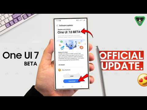 Samsung One UI 7 Beta UPDATE - OFFICIAL RELEASE!