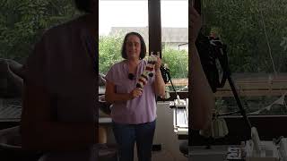 Wollreste verwerten 🧦 So strickst du bunte Socken #shorts  #stricken #sockenstricken