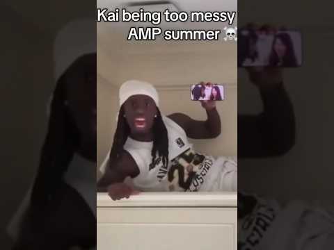 Kai Cenat has been messy the entire time since the AMP Summer marathon😭 #kaicenat #kai #amp #funny