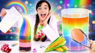 3 EXPERIMENTOS DE DENSIDADE SUPER COLORIDOS ★ Atividades Fáceis de Fazer em Casa - Aprenda com Lelê