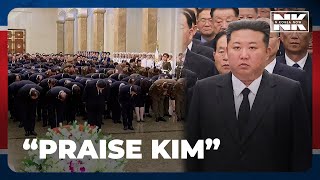 Kim Jong-un visits mausoleum to mark 31st anniversary of founder’s death