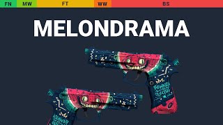 Dual Berettas Melondrama Wear Preview